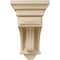Ekena Millwork 5 1/2"W x 5 1/2"D x 10"H Raised Fluting Corbel, Rubberwood COR05X05X10RARW - alternate 4